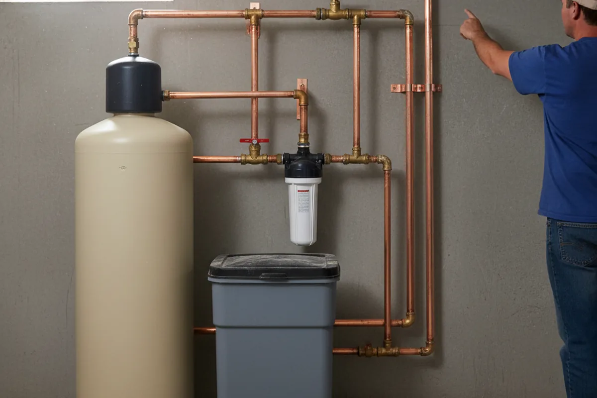Whole-house water treatment system installed in Lanagan